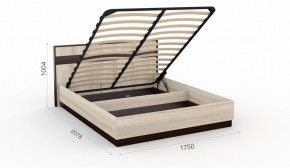 Спальня Эшли Кровать 160 с подъемным механизмом Венге/Дуб сонома в Троицке - troick.mebel-74.com | фото
