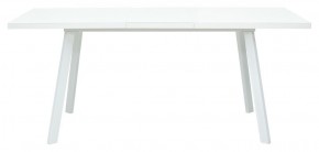 Стол ФИН 120 Белый, стекло/ Белый каркас М-City в Троицке - troick.mebel-74.com | фото