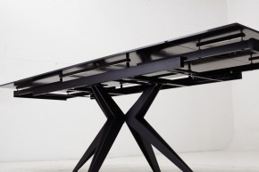 Стол FORIO 160 MATT BLACK MARBLE SOLID CERAMIC / BLACK, ®DISAUR в Троицке - troick.mebel-74.com | фото