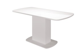 Стол обеденный Соренто 2 раздвижной (Белый) в Троицке - troick.mebel-74.com | фото