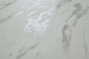 Стол RIETI 200 KL-99 Белый мрамор матовый, итальянская керамика / черный каркас, ®DISAUR в Троицке - troick.mebel-74.com | фото