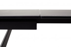 Стол RIETI 200 NERO KL-116 Черный мрамор матовый, итальянская керамика/ черный каркас, ®DISAUR в Троицке - troick.mebel-74.com | фото