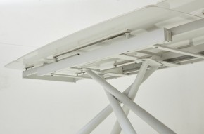 Стол RIVOLI 140 GLOSS LUXURY PANDORA SOLID CERAMIC / WHITE, ®DISAUR в Троицке - troick.mebel-74.com | фото