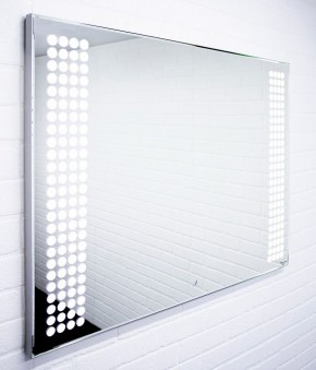 Зеркало Cosmo 100 alum с подсветкой Sansa (SC1004Z) в Троицке - troick.mebel-74.com | фото