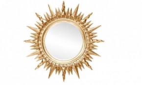 Зеркало круглое золото (1810(1) в Троицке - troick.mebel-74.com | фото