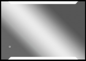 Зеркало Оттава 1000х700 с подсветкой Домино (GL7028Z) в Троицке - troick.mebel-74.com | фото
