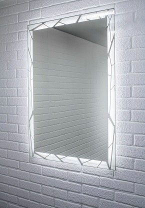 Зеркало Сеул 1000х700 с подсветкой Домино (GL7029Z) в Троицке - troick.mebel-74.com | фото